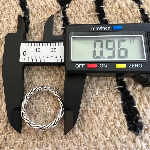 ❤️ Signed Hand Braided 925 Band Unisex Sz 9.5 Ring Celtic Viking Navajo 4.9 Gm - Picture 12 of 13